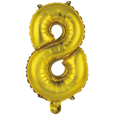 Mini Number 8 Gold